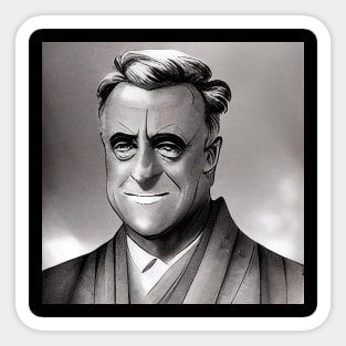 Franklin D. Roosevelt | Manga style Sticker